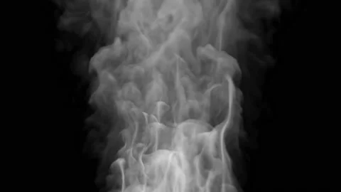 Smoke design on black background Stock Footage 141427685