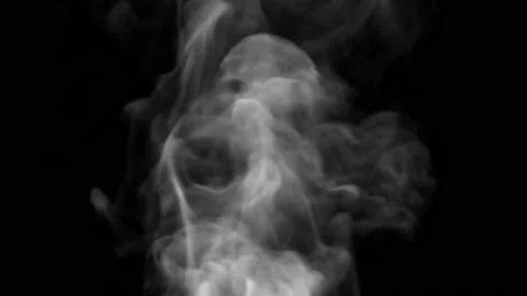 Smoke design on black background Stock-Footage 141910863