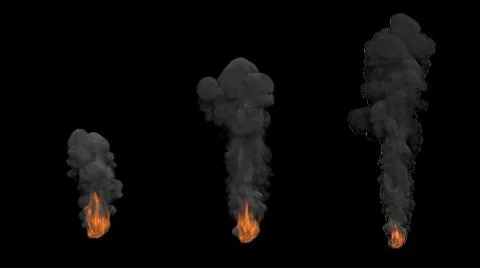 Smoke design on black background Foto stock