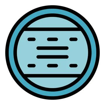 Smoke detector device icon vector flat Stock Illustration
