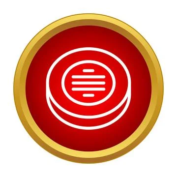 Smoke detector icon ensuring fire safety protection Stock Illustration