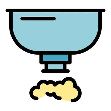 Smoke detector interface icon vector flat Stock Illustration