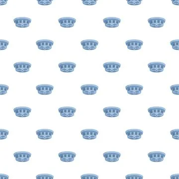 Smoke detector pattern detecting fire security and safety Stock Illustration