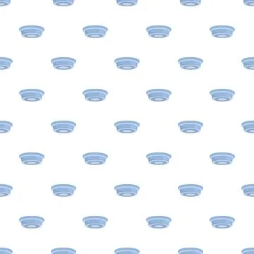 Smoke detector pattern for fire safety background Stock Illustration