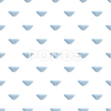 Smoke detector security system seamless pattern background Stock Illustration