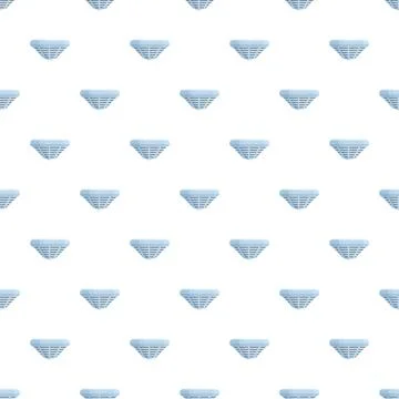 Smoke detector security system seamless pattern background Stock Illustration
