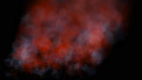 Smoke drifting CG particle motion graphics Video stock 200418575