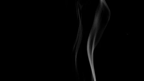 Smoke Effect on black background Stock Footage 98681608