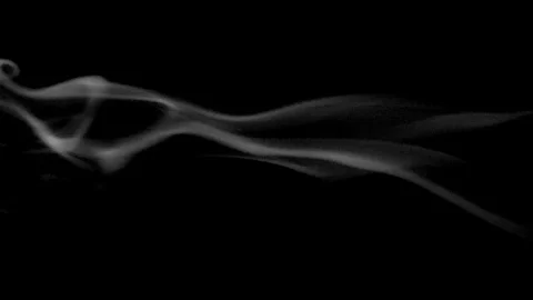 Smoke Effect on black background Stock Footage 98681756