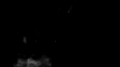 Smoke Effect on black background Stock Footage 98681819