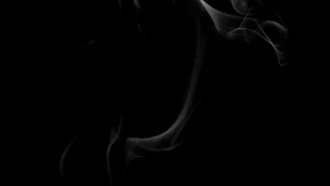 Smoke Effect on black background Stock Footage 98681892