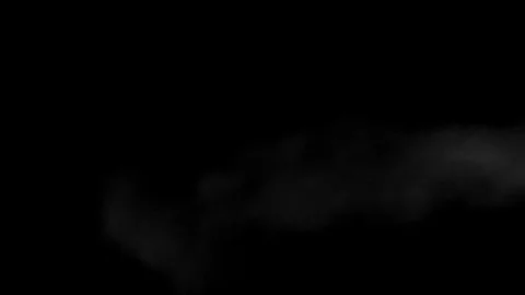 Smoke Effect on black background Stock Footage 98681935