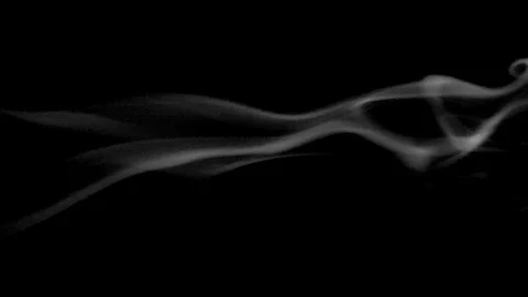 Smoke Effect on black background Stock Footage 98694003