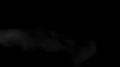 Smoke Effect on black background Stock Footage 98694058