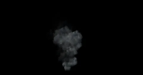 Smoke effect on black background Stock Footage 320007626