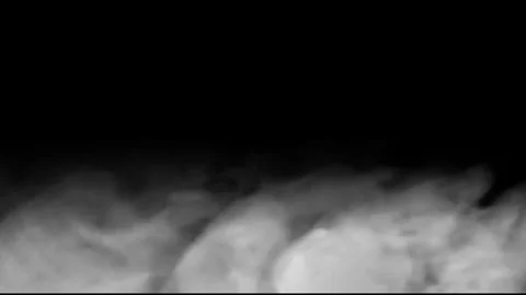 Smoke effect with black screen Video stock 286424182