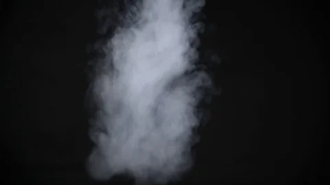 Smoke effect downwards onto black background. Stock Footage 126549997