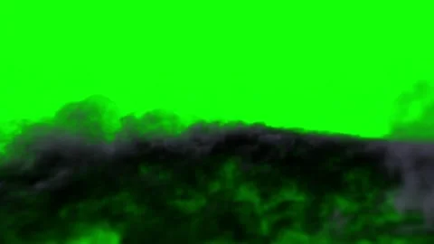 Smoke effect on green screen background Stock Footage 337527586