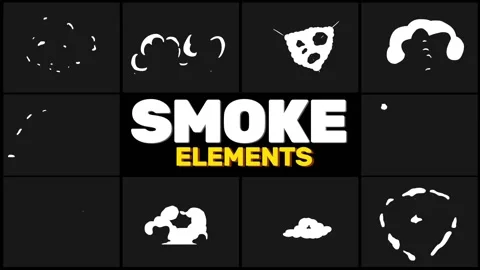 Smoke Elements Stock After Effects
