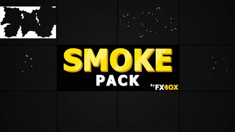 Smoke Elements and Transitions Pack Stock Footage 131014525
