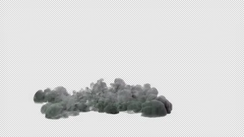Smoke Eruption Stock Footage 154753693