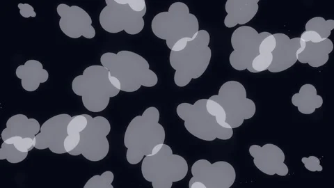 Smoke explode cartoon visual effect animation for motion graphics and comic Stock Footage 347266788