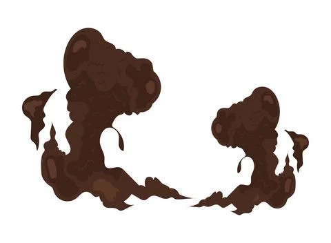 Smoke explosion icon Stock Illustration