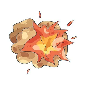 Smoke explosion Illustrazione stock