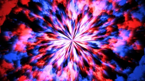 Smoke explosion, shiny creative abstract render. Stock Footage 130053592