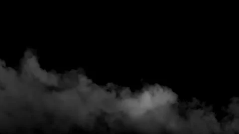 Smoke Fast moving Sideways Low Above The Ground Stock Footage 197187535