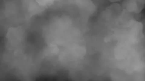 Smoke fast realistic floating over space black background Stock Footage 144872636