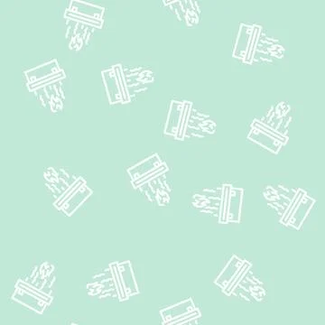 Smoke filtration line vector seamless pattern 스톡 일러스트