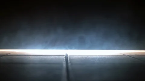 Smoke from a fire entering from under the door 動画素材 128074545