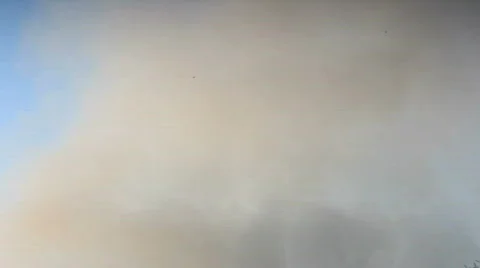 Smoke from fire Stockbeeldmateriaal 411205