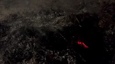 Smoke from fire Stock Footage 265080113