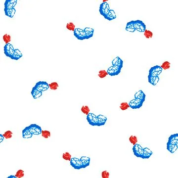 Smoke fire isometric icon seamless pattern Stock Illustration