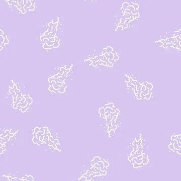 Smoke fire line seamless pattern Stock Illustration