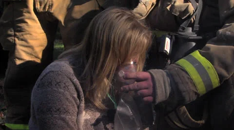 Smoke Fire Victim 3 Video stock 22793751