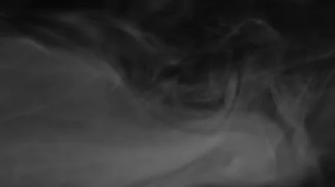 Smoke floating in slow motion on black background Stock Footage 51433069