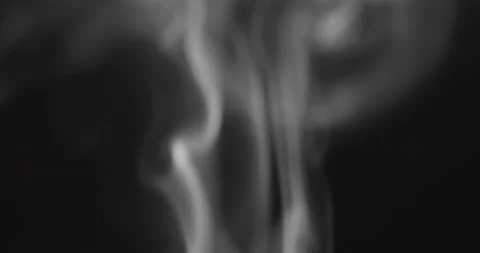 Smoke floating through space against black background Stock Footage 139093162