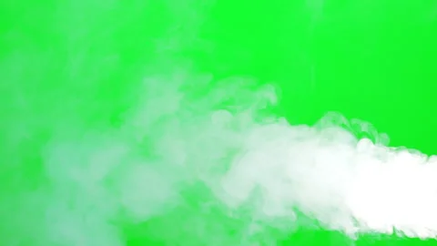 Smoke flowing slow motion on green screen background 動画素材 239633049
