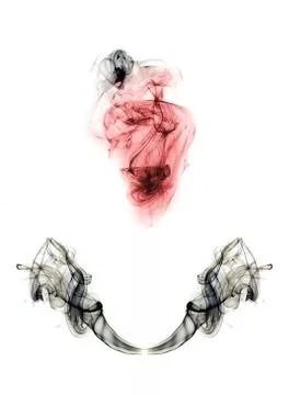 Smoke forms Stock Illustration