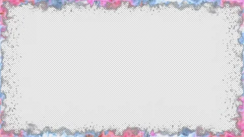 Smoke Frame With Particles Video stock 222633085