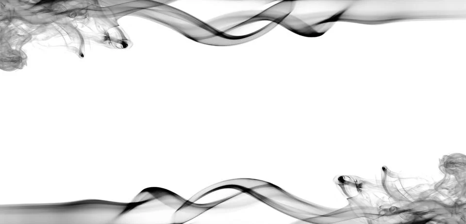 Smoke frame pattern, texture, background Stock Photos