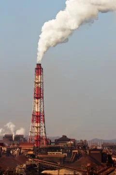 Smoke Funnel Foto stock