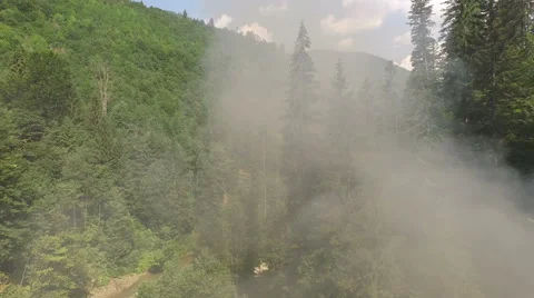 Smoke generated from  old train puffing Vídeos de archivo 68936221