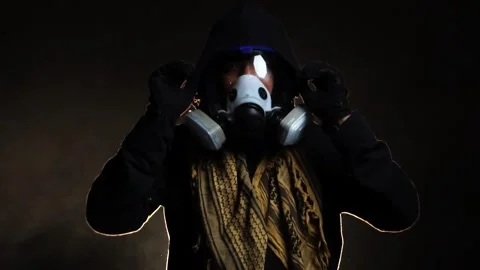 The smoke generated by toxic substances is harmful to human beings Stock-Footage 221083091