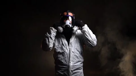 The smoke generated by toxic substances is harmful to human beings Stock Footage 221083119