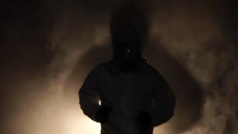 The smoke generated by toxic substances is harmful to human beings Stock Footage 221083235