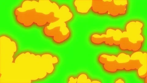 Smoke, Glowing Smoke Elements motion graphics, fog,  Cartoon smoke explosion Stock-Footage 321254726